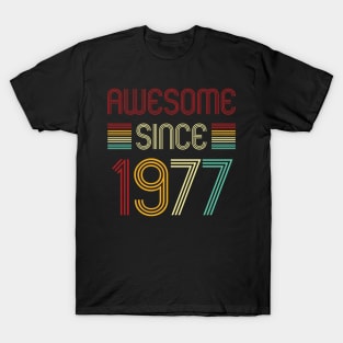 Vintage Awesome Since 1977 T-Shirt